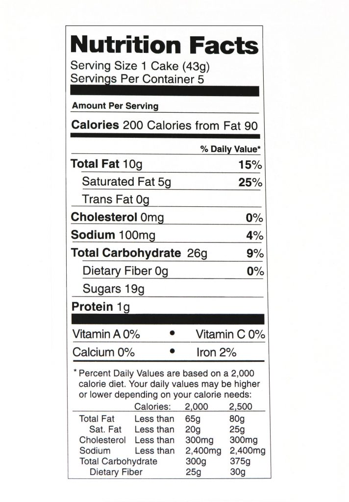 food labeling